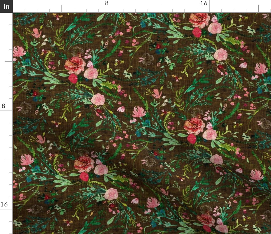 Spring Fable Floral (MED) (olive)