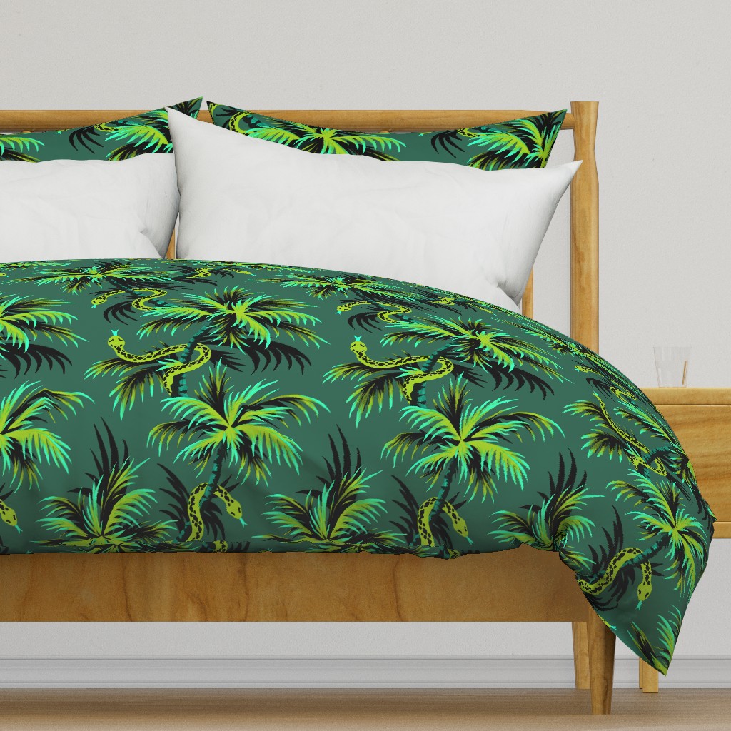 Snake Palms - Green - Large Scale - AndreaAlice