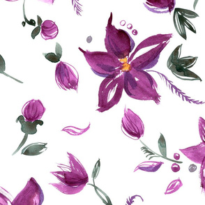 Purple Floral