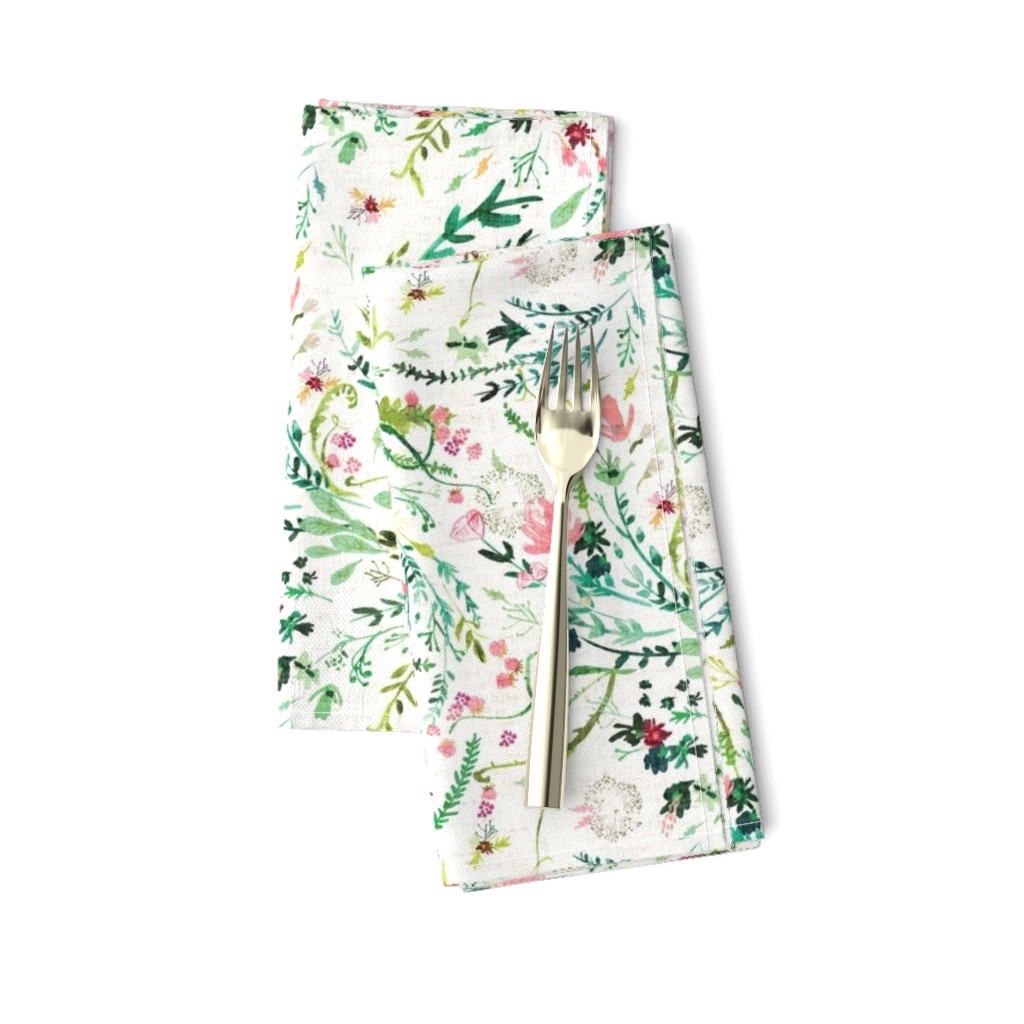 Spring  Fable Floral (MED) (white)