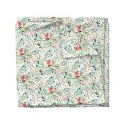 Spring  Fable Floral (MED) (white)