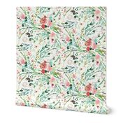 Spring  Fable Floral (MED) (white)