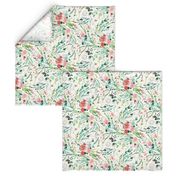 Spring  Fable Floral (MED) (white)