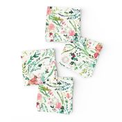 Spring  Fable Floral (MED) (white)