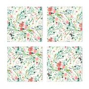 Spring  Fable Floral (MED) (white)