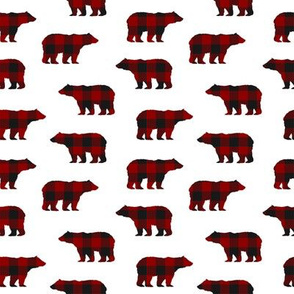 Buffalo Plaid Bears // Small