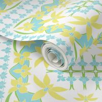 Tropical Orchid 4 colour quilt