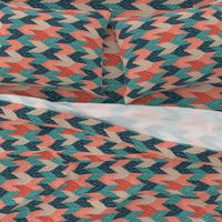 Kilim Weaving Structure Persian Green