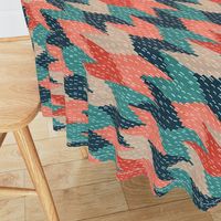 Kilim Weaving Structure Persian Green