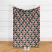 Kilim Weaving Structure Persian Green