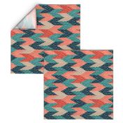 Kilim Weaving Structure Persian Green