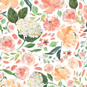 Peaches and Cream Floral