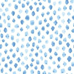 Blue Spots Fabric, Wallpaper and Home Decor | Spoonflower