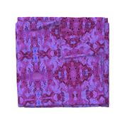 24" LARGE Purple Passion Kilim; Sponge Texture