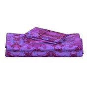 24" LARGE Purple Passion Kilim; Sponge Texture