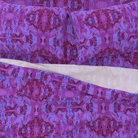 24" LARGE Purple Passion Kilim; Sponge Texture