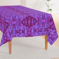 24" LARGE Purple Passion Kilim; Sponge Texture