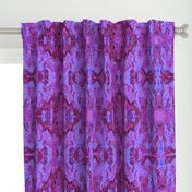 24" LARGE Purple Passion Kilim; Sponge Texture