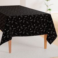 monochrome - space print (black)