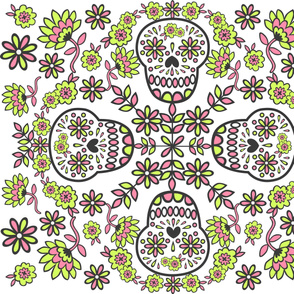 A Flowery Sugar Skull