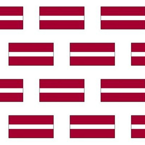 Latvian Flag // Small