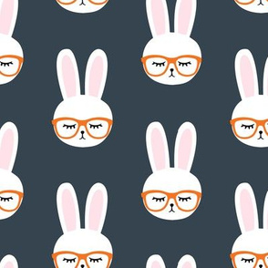 bunny with glasses