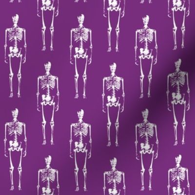 Skeletons on Purple // Small