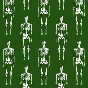 Skeletons on Green // Large
