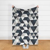 slate triangle wholecloth