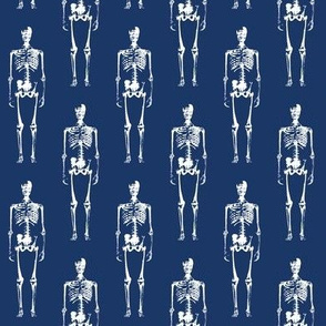 Skeletons on Navy // Small