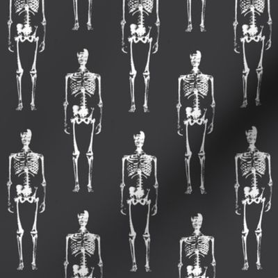 Skeletons on Charcoal // Large