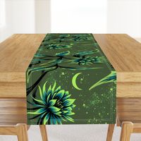 Queen of the Night - Green - Large Scale - Andrea Muller