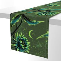 Queen of the Night - Green - Large Scale - Andrea Muller