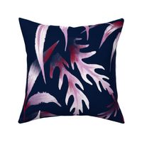 Brooklyn Forest - Orchid / Navy - Large Scale