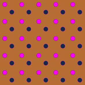 cognac Bubble dots