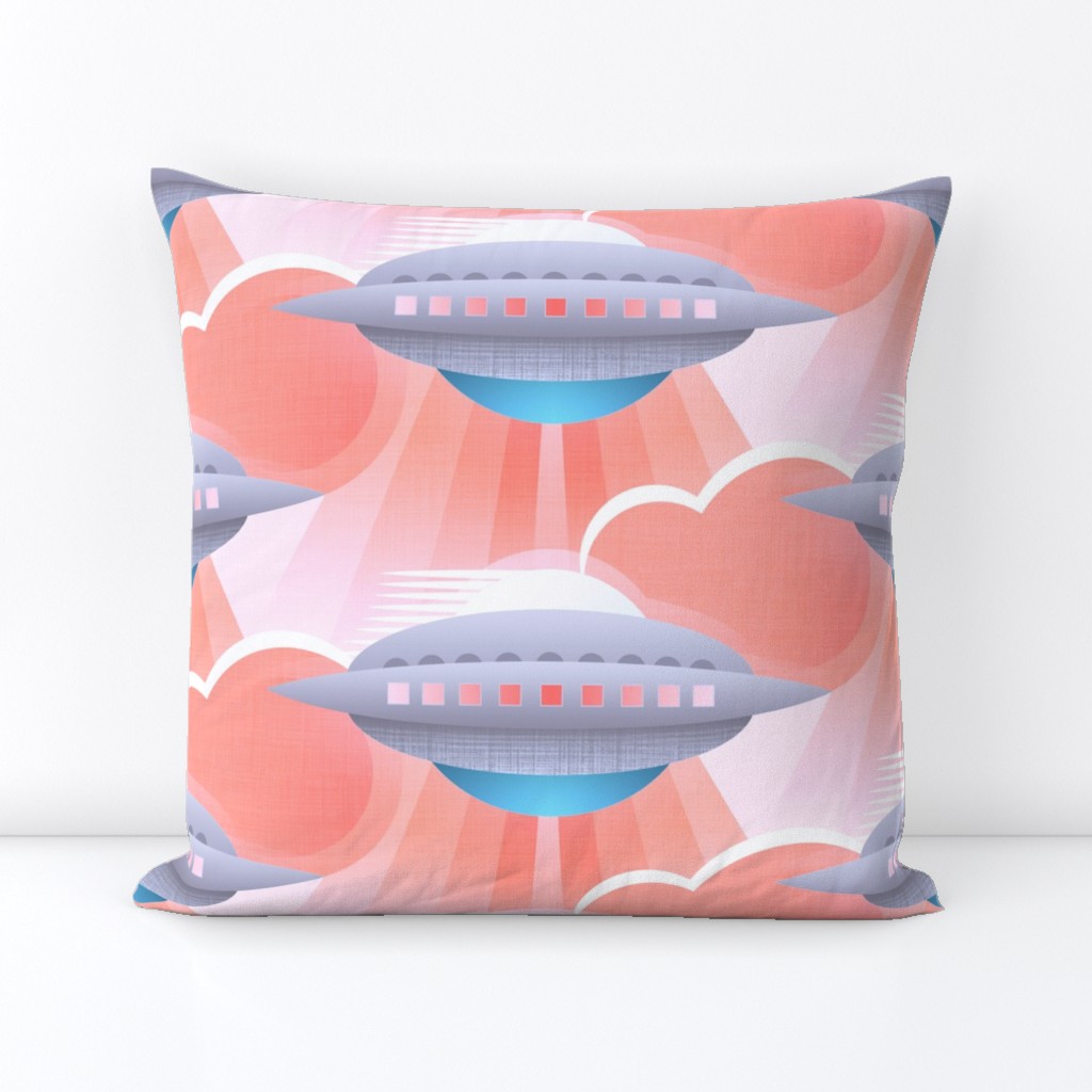 Art Deco Spaceship Bubblegum