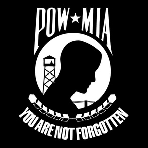 POW / MIA  Flag (56" W)