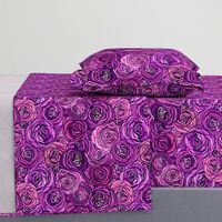 Purple Floral Ranunculus Roses