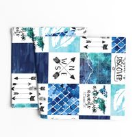 Adventure Awaits - Wholecloth Cheater Quilt