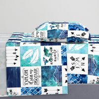 Adventure Awaits - Wholecloth Cheater Quilt