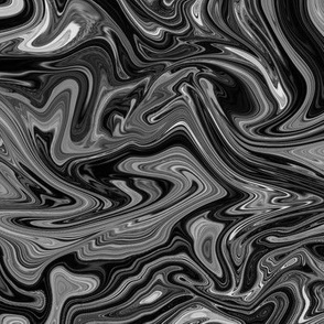 Abstract seamless  liquide background black and white mercury