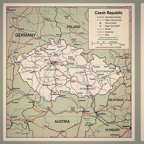 Czech Republic map, FQ