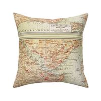 Istanbul map, antique, FQ