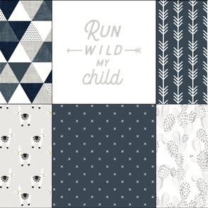 6 loveys: slate and navy triangles, run wild my child, arrow stripes 174-15, x 174-15, paddle cactus 169-1, llamas 169-1, 