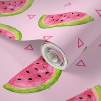 Watermelon triangles SPOONFLOWER