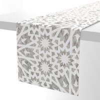 Tangier Moroccan Sand 1 in White and Gray