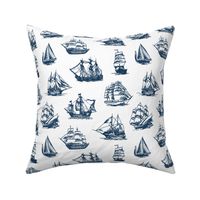 Navy Sailing Ships // Large