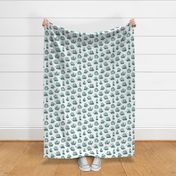 Teal Sailing Ships // Large