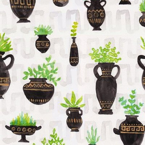 Greek Vase Greenery