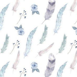 Pastel Gypsy Feathers